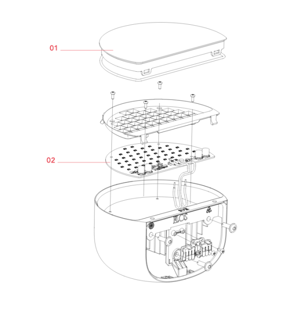 Настенный светильник BELLHOP EU белый FLOS - фото 4