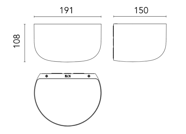 Настенный светильник BELLHOP EU красный FLOS - фото 2
