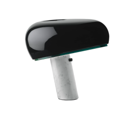 SNOOPY TOUCH настільна лампа EU чорна (основа біла, чорний відбивач) FLOS