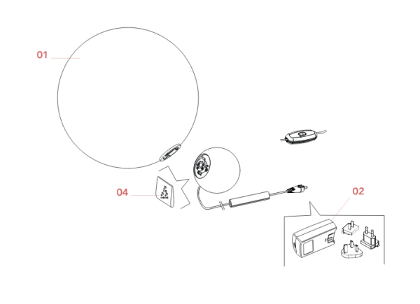 Настольная лампа COPYCAT EU/UL/GB ORO (корпус, диффузор) FLOS - фото 4