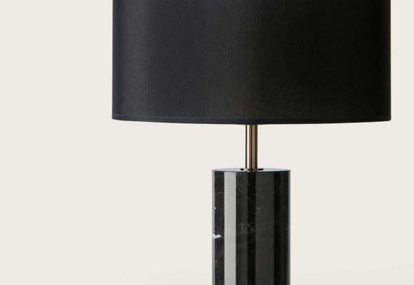 CAND настільна лампа. ЗІСТАРЕНЕ ЗОЛОТО/ЧОРНИЙ МАРМУР AROMAS - фото 2