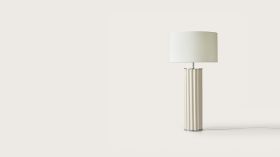 ONICA настільна лампа. 1XE27. CERAMIC TAUPE METAL MATT BRASS AROMAS
