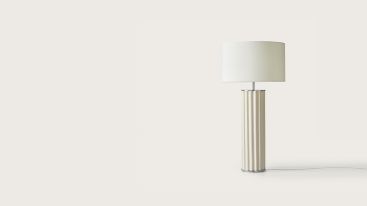ONICA настільна лампа. 1XE27. CERAMIC TAUPE METAL MATT BRASS AROMAS