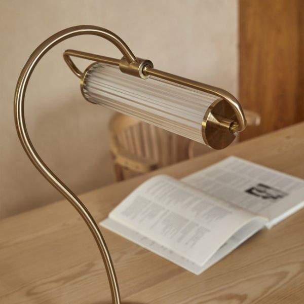 ISON настільна лампа. 6W 2700K Зістарене золото метал AROMAS - фото 2