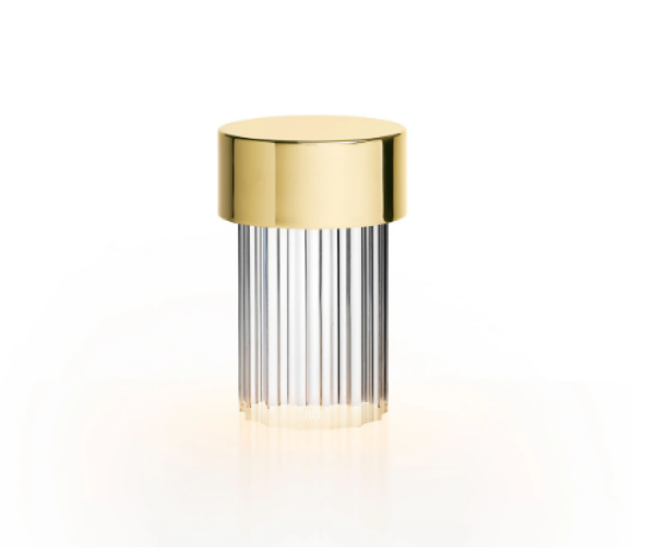 Настольный светильник LAST ORDER FLUTED, 2,5W, 2700k пол. латунь EU/UL/GB OTT FLOS