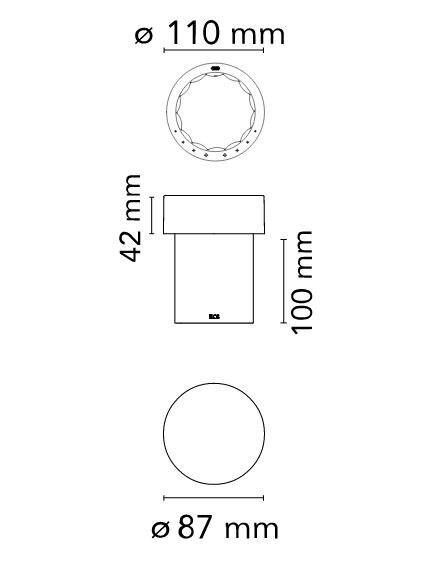 Настольный светильник LAST ORDER FLUTED, 2,5W, 2700k пол. латунь EU/UL/GB OTT FLOS - фото 3