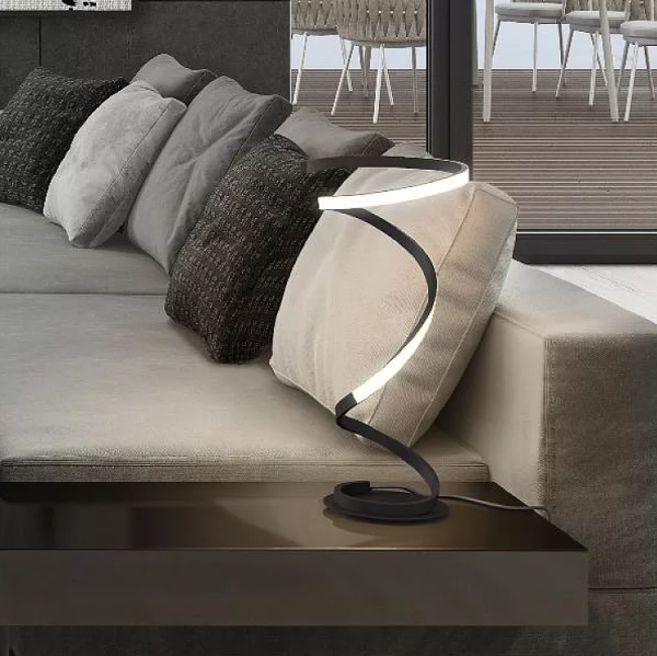 HELIX настольная лампа BLACK 20W 3000K - фото 2