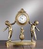 Литые часы с ангелами бронза NERVILAMP - фото 2