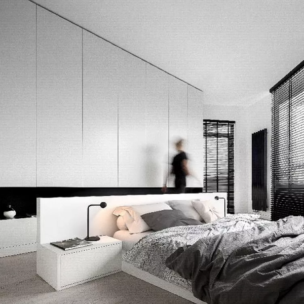 EYES настольная лампа большая черная 6W 3000K 