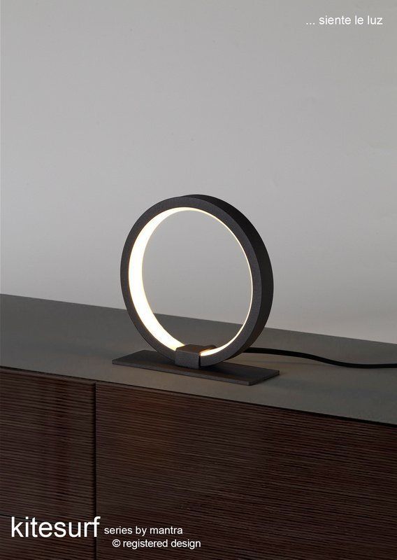KITESURF чорна настільна лампа 8W - фото 2