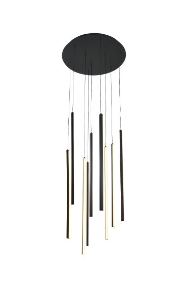 MAR2023522P9-BK LED Підвісний світильник Φ500x1500mm Чорний