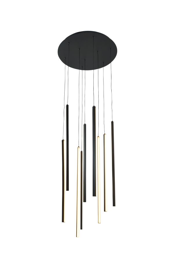 MAR2023522P9-BK LED Підвісний світильник Φ500x1500mm Чорний