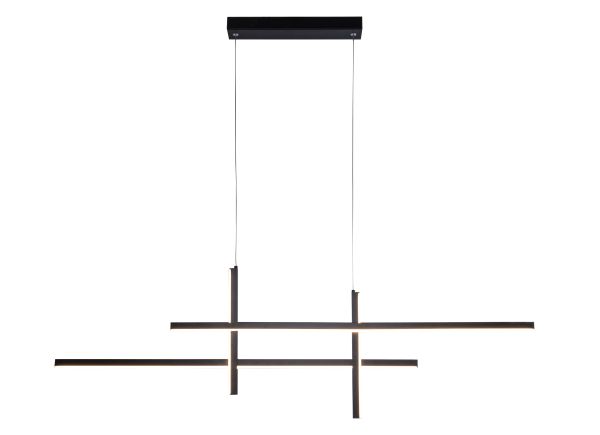 MAR22008P-BK LED Підвісний світильник 1200x100x1200mm Чорний