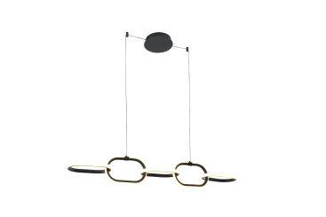 MAR2023509P5 LED Підвісний світильник 1090x155x1200mm Чорний 