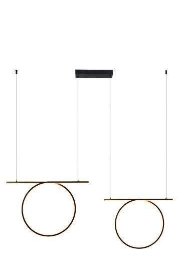 MAR2024163-2 LED Підвісний світильник 650х560x1500mm Чорний