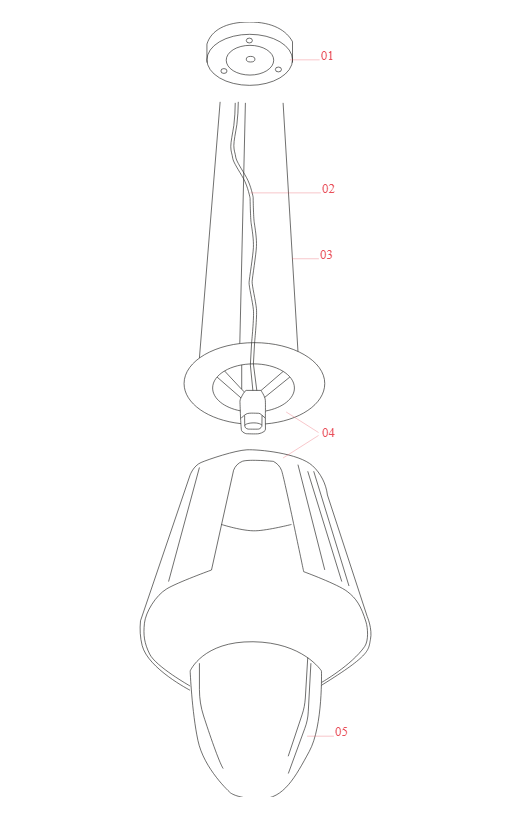 Подвесная лампа KTRIBE S2 EU алюм. Серебро FLOS - фото 4