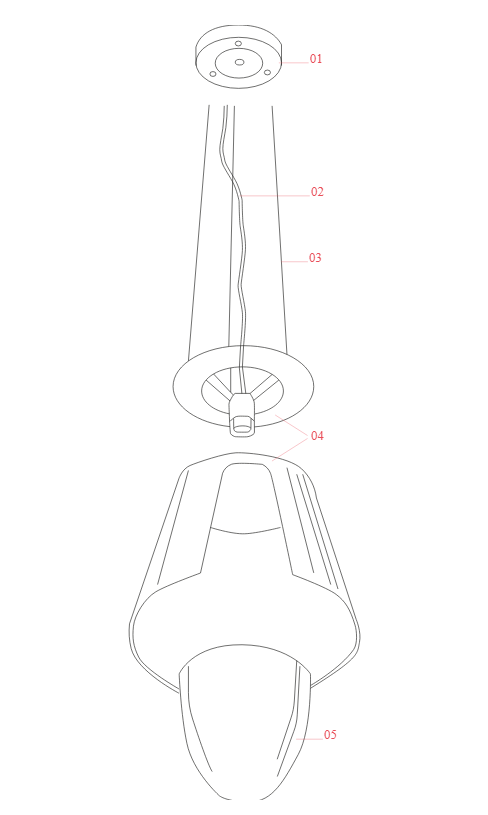 Подвесная лампа KTRIBE S2 EU дым' FLOS - фото 4