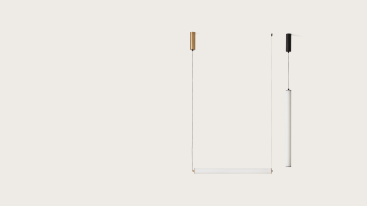 TUBE подвесная лампа. 20W 2700K 24V Состаренное золото металл/акрил AROMAS