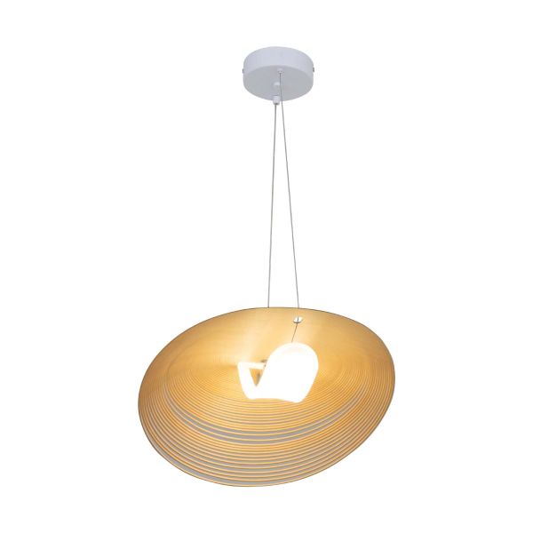 Люстра LED Д400 мм Дерево Коричневий Astro - фото 2