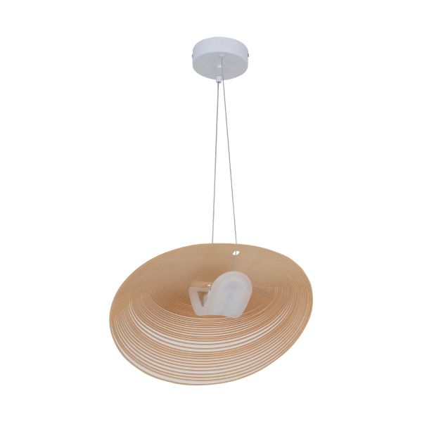 Люстра LED Д400 мм Дерево Коричневий Astro - фото 3