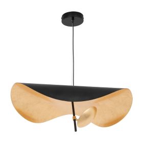 Люстра LED 600 мм Алюміній, акрил Чорний, золотий Astro