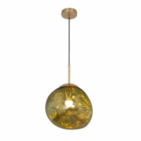 Люстра E27*1 300 мм Залізо, скло Золотий Astro