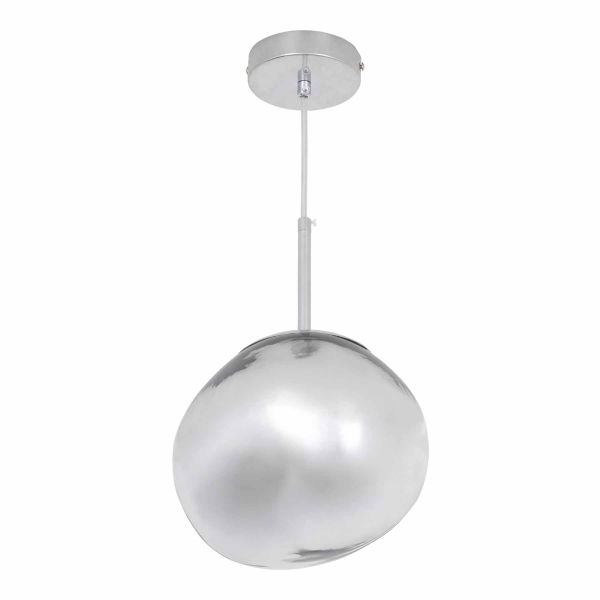 Люстра E27*1 200 мм Железо, стекло Хром Astro - фото 2