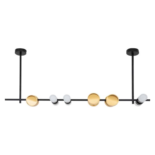 Люстра LED 1200*200 мм Залізо, акрил Золотий, чорний Astro
