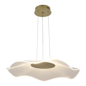 Люстра LED*36W 600 мм Залізо, скло Матово-золотий Astro