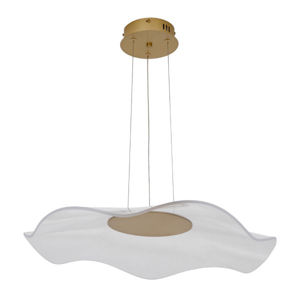 Люстра LED*36W 600 мм Залізо, скло Матово-золотий Astro - фото 2