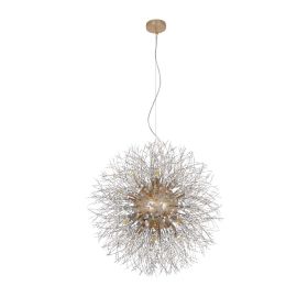 Люстра G9*16 600 мм Залізо, кришталь Золотий Astro