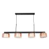 Люстра LED48W 1200*200 мм Залізо Чорний, рожево-золотий Astro - фото 2