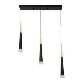 Люстра LED8W 620*350 мм Залізо, скло Чорний Astro