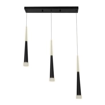 Люстра LED8W 620*350 мм Железо, стекло Черный Astro