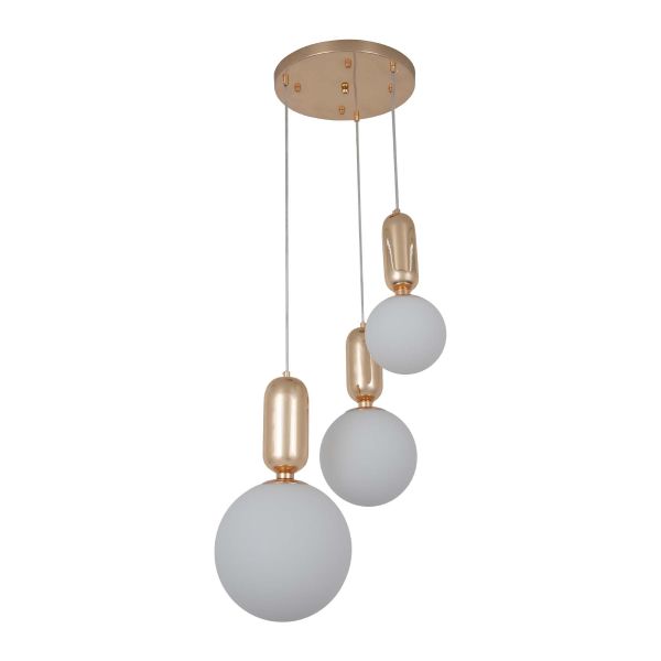 Люстра E27 D330 мм Железо, стекло Золотой Astro