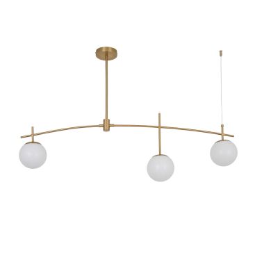 Люстра E27*3 880*240 мм Железо, стекло Медно-золотой Astro