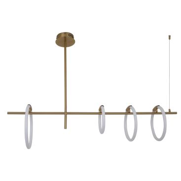 Люстра LED*52W 1200*300 мм Железо, акрил Золотой Astro