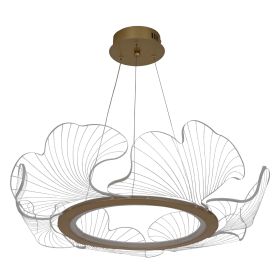 Люстра LED44W 680*1200 мм Залізо, акрил Золотий Astro