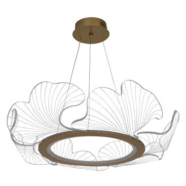 Люстра LED44W 680*1200 мм Залізо, акрил Золотий Astro