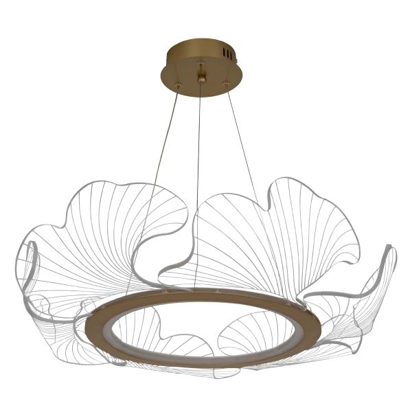 Люстра LED44W 680*1200 мм Залізо, акрил Золотий Astro