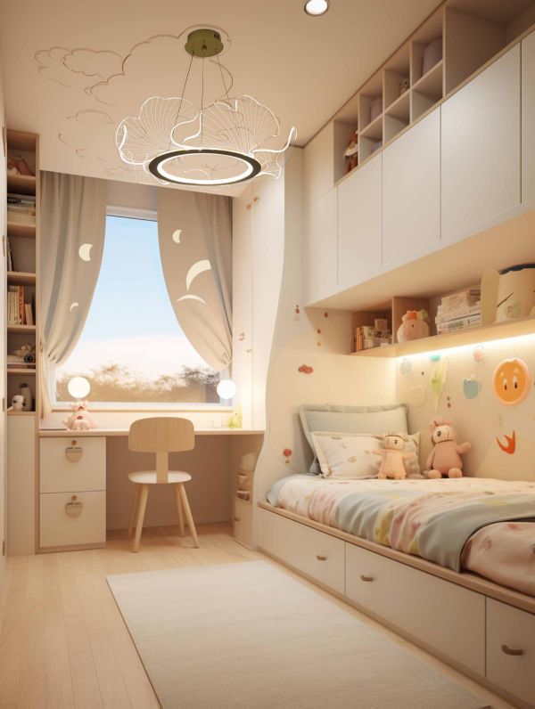 Люстра LED44W 680*1200 мм Залізо, акрил Золотий Astro - фото 3