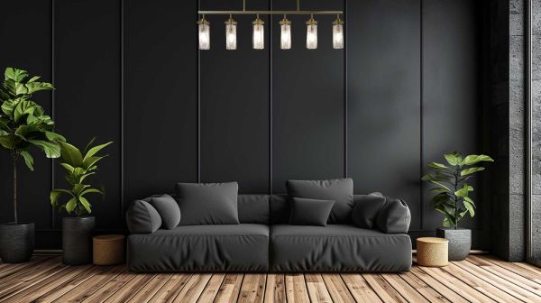 Люстра E14*6 1200*360 мм Железо + стекло Медно-золотой Astro - фото 4