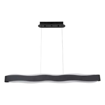 Люстра LED42W 900*90 мм Нержавіюча сталь, акрил Чорний Astro