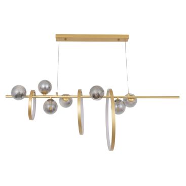 Люстра LED72W, G9*7*5W 1200*500 мм Нержавеющая сталь, акрил Золотой Astro