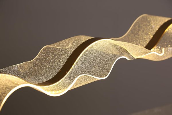 Люстра LED22W 1000*380*180 мм Залізо, акрил, алюміній Золотий Astro - фото 4