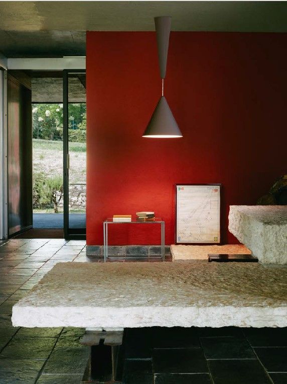 Подвесной светильник DIABOLO EU RSO вишнево красный, галоген, 70Вт FLOS - фото 4