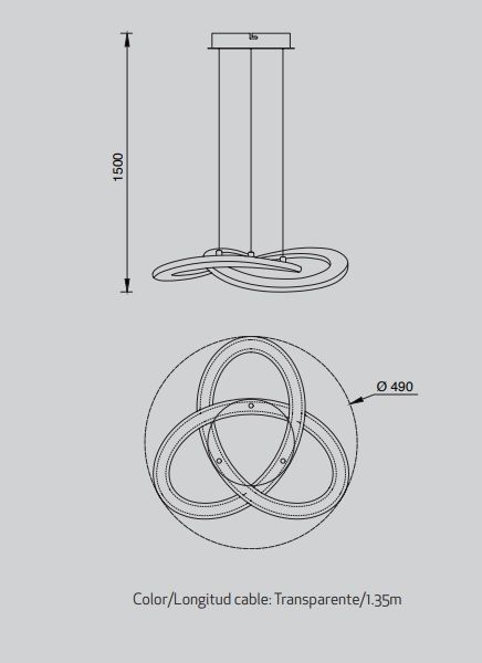 DES PLANET ПОДВЕСНОЙ СВЕТИЛЬНИК 40W - фото 2