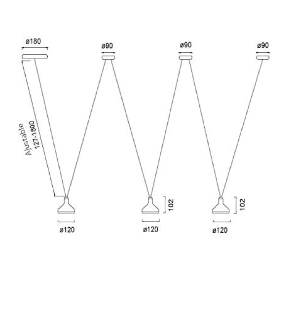 SIRIO подвесной светильник черный 24W 3000K - фото 5