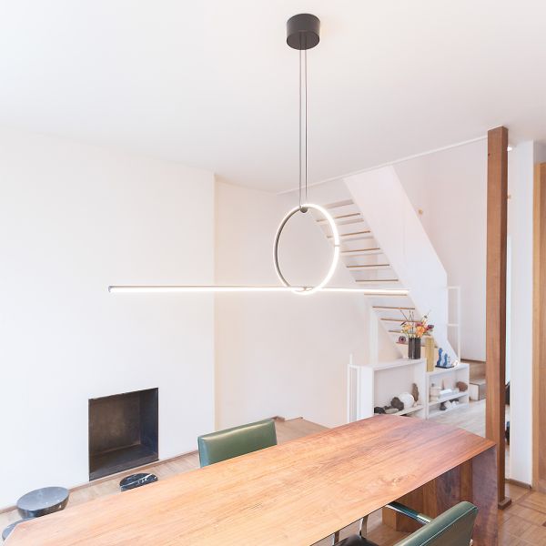 Підвісний світильник ARRANGEMENTS, маленьке коло, лінійне FLOS - фото 2