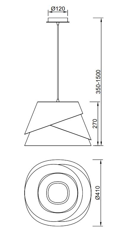 ALBORAN подвесной светильник MEDIUM - фото 3